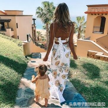 ins女博主穿衣搭配,ins博主亲子装搭配