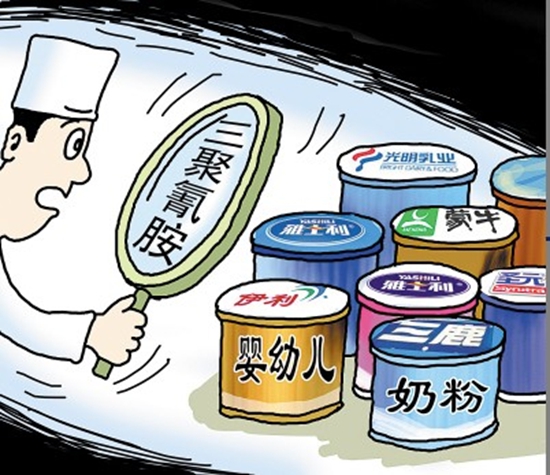 三聚氰胺事件后中国奶粉市场,现在的中国奶粉怎样控制三聚氰胺