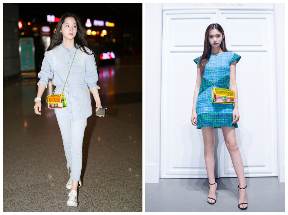 杨幂穿迪丽热巴的白鞋,杨幂热巴同款长靴子