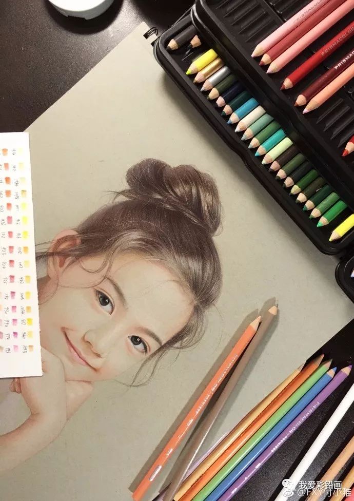 彩铅手绘图片唯美人物,彩铅手绘动漫人物女孩