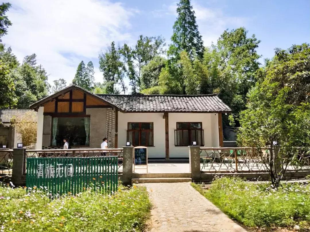 我去了成都向西50里的桃源村，朋友问我是不是去了日本？