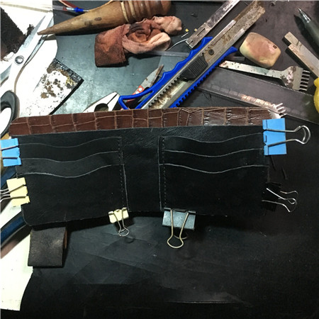 老爷车男式钱包鳄鱼纹,正品高档奢华鳄鱼皮钱包