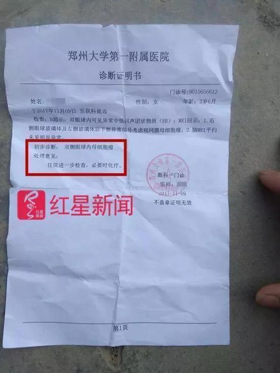 夺去王凤雅小朋友生命的视网膜母细胞瘤能治愈吗？