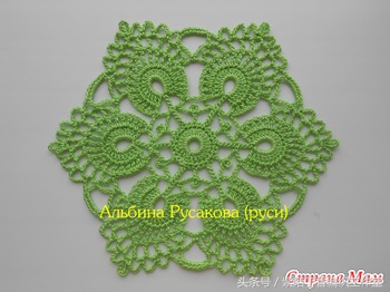 六边形花样的钩法及拼接,钩花样款式大全