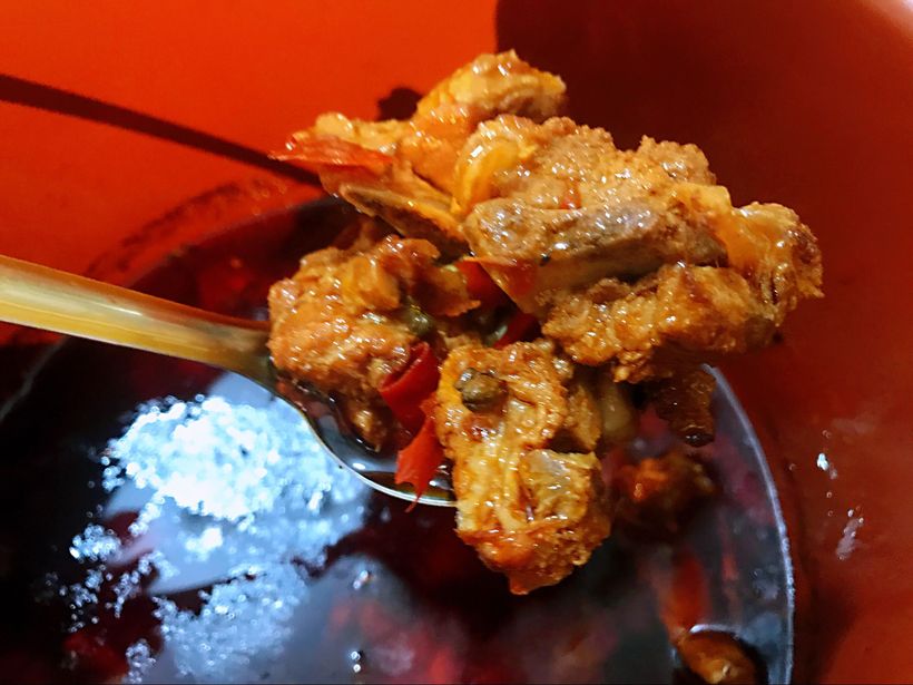 小园里的铺盖面,品出一份恬淡的情愫!