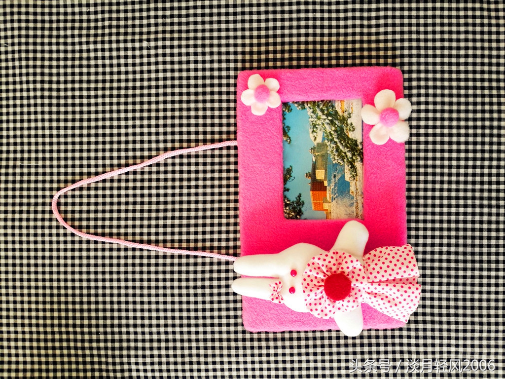 中秋节布艺相框怎么做,三年级布艺相框制作视频