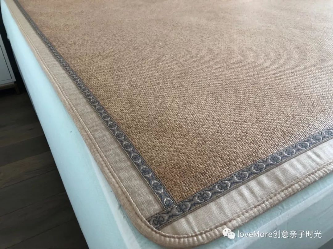 「跟More妈买买买」亲测好用！全家都需要的好席子~抗菌防螨的天然3D藤席