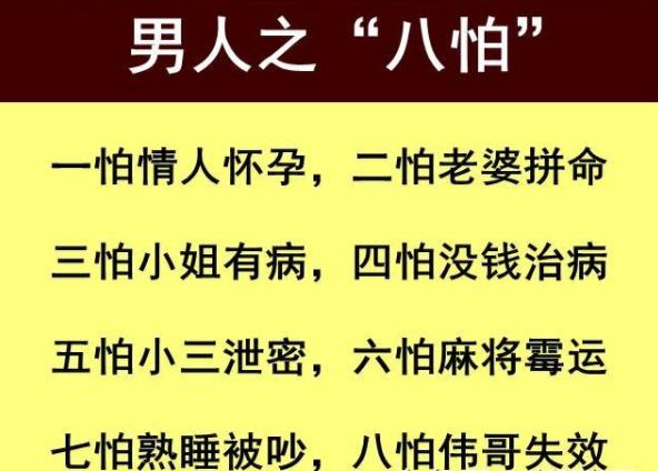 男人不怕累，撒谎不惭愧；男人不怕苦，所以经常赌，太有才了！