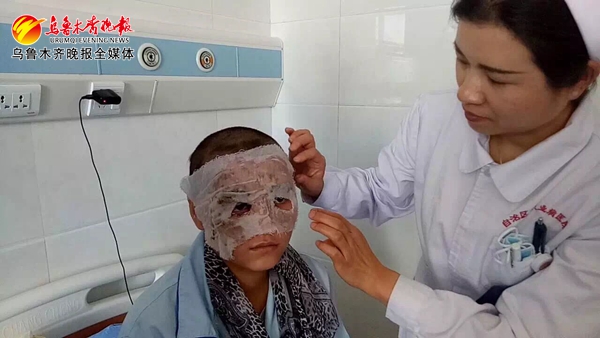 *疆新**一少女被黑毛痣困扰“无脸见人”公益计划助其改写“明天”