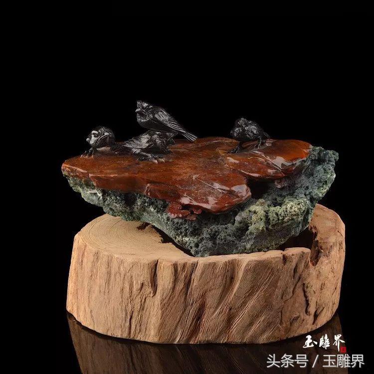 魏烈锋玉雕作品,魏烈锋七彩玛瑙