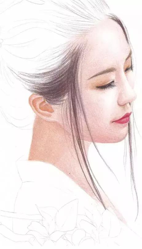 彩色铅笔教程小仙女,彩色铅笔仕女教学