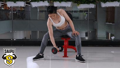 哑铃瘦手臂紧致手臂甩掉拜拜肉,既能瘦手臂又能练出手臂肌肉