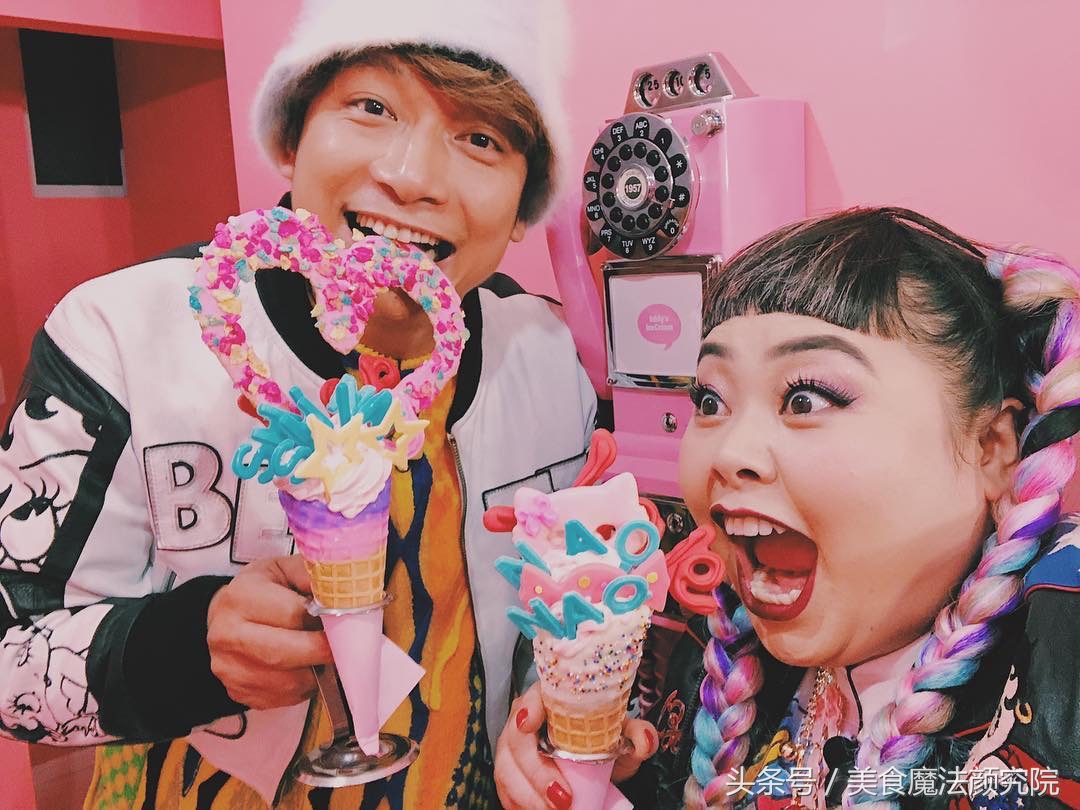 少女心泛滥的日本原宿EddysIceCream，美腻小姐姐聚集地~