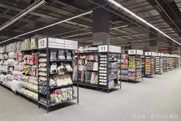零售区设计效果图,让人惊艳的超市设计