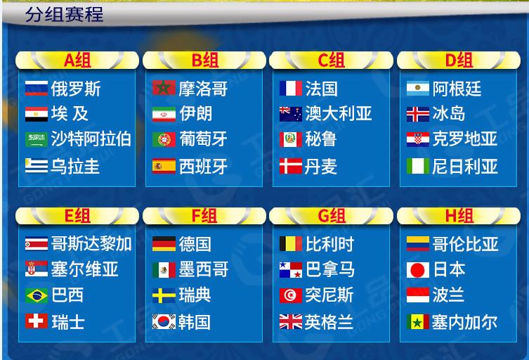 收看2018年世界杯比赛录像,2018年俄罗斯世界杯回看