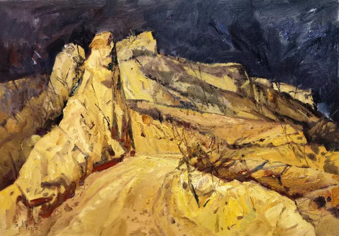 春江花月夜油画王辉,全国油画名家王辉