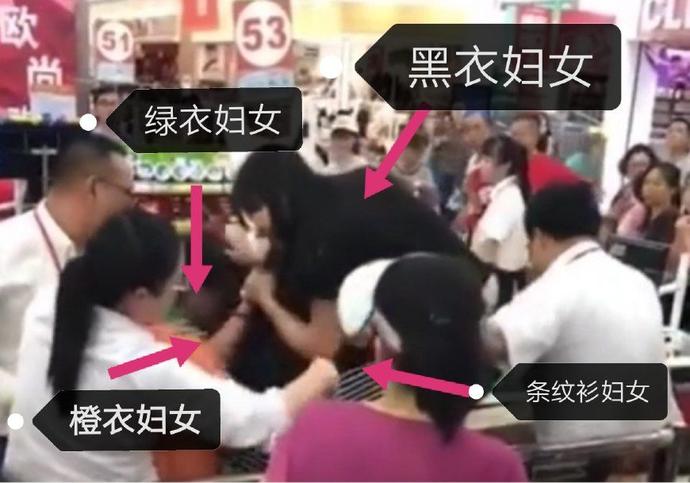 超市两名女员工打架,超市两名女人打架