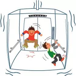 电梯安全装置图解,电梯安全使用图解及困梯自救