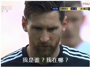 踢足球冠军梅西,梅西又一次踢丢点球