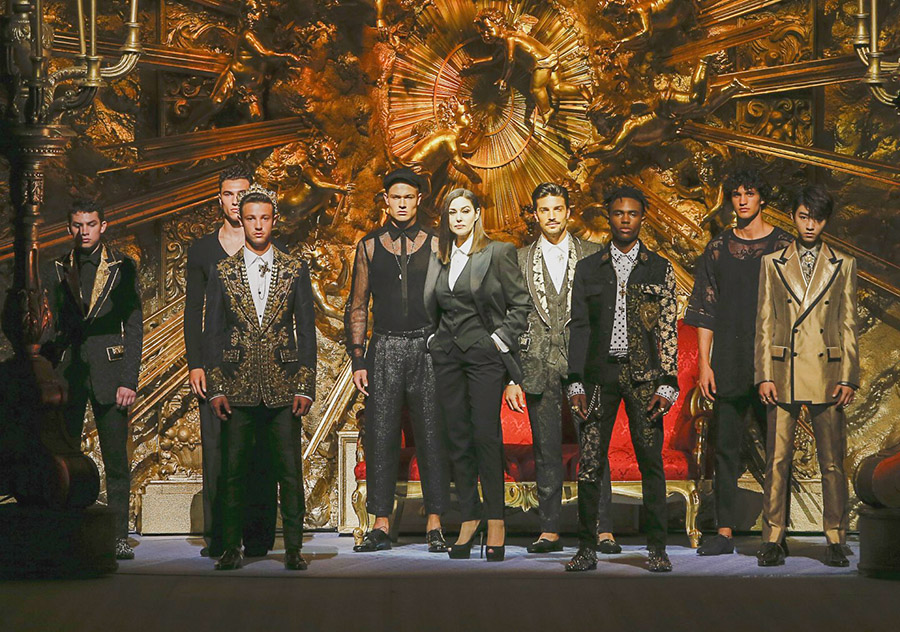 裸体的国王，Dolceamp;Gabbana办了一场男版“维密秀”