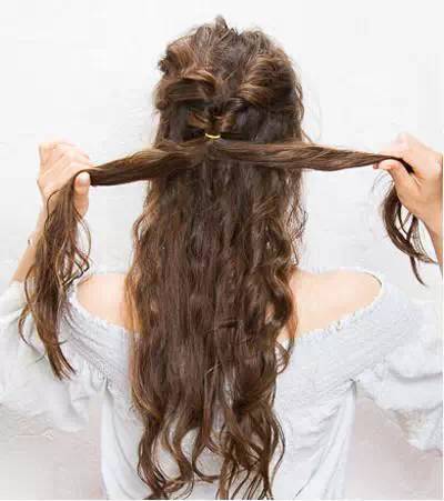 简单易懂又减龄的一款编发造型,侧编刘海编发教程简单又好看