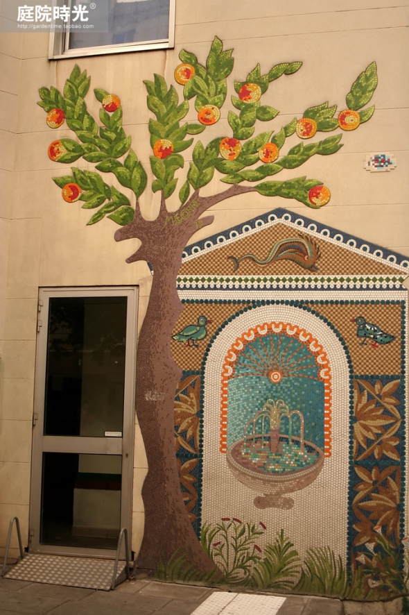 马赛克家装应用,景观马赛克的优点