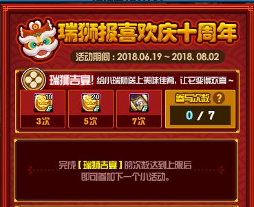 dnf瑞狮活动玩法,dnf十周年庆典瑞狮怎么玩