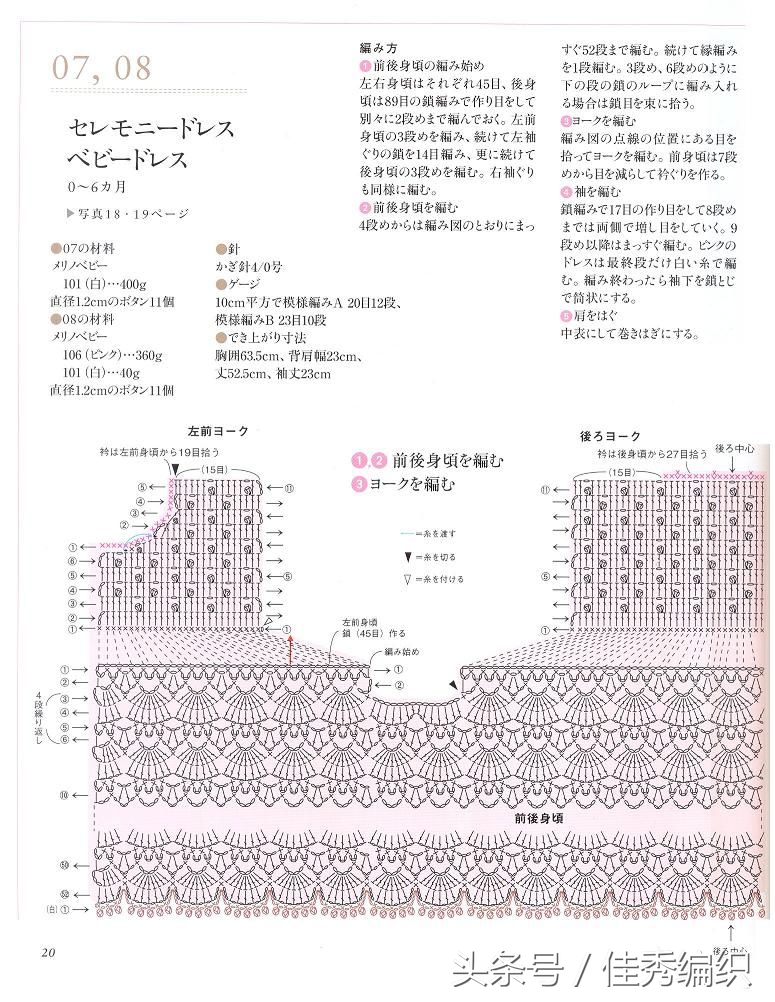 初生婴儿毛衣钩针简单编织,婴儿钩针编织教程全过程