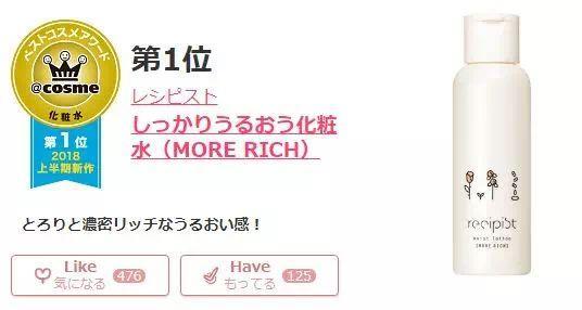 2022上半年日本cosme大赏东京新青年,2018日本cosme美容大赏榜单