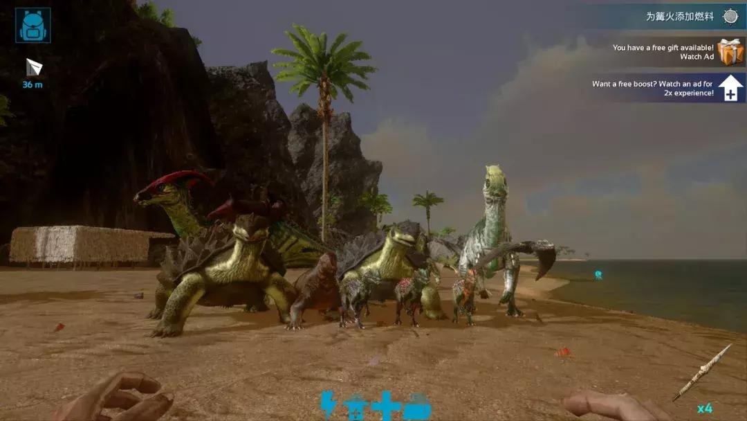 方舟玩家被迫戒网瘾,方舟手游新手刚开始玩被虐惨了