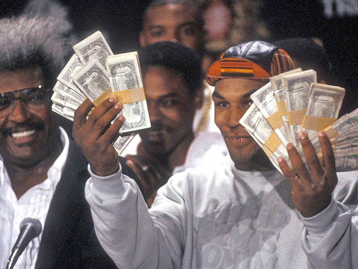 泰森曾经的豪宅,泰森印钞机