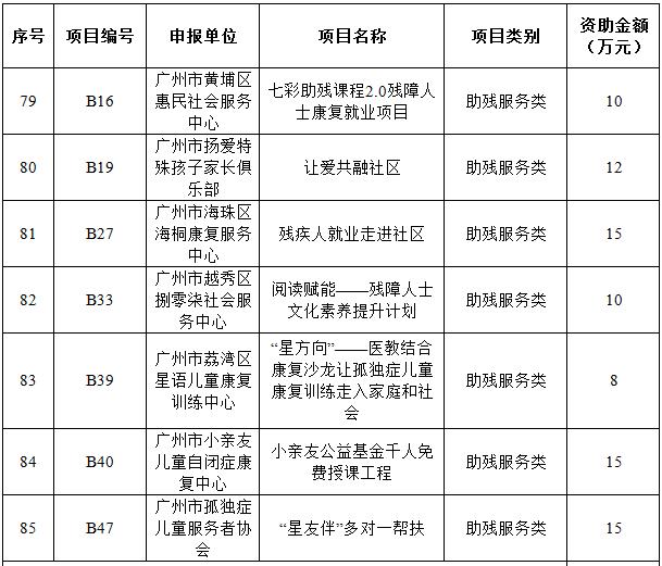 广州市第十届公益创投项目名单,社会组织公益创投立项评审会议