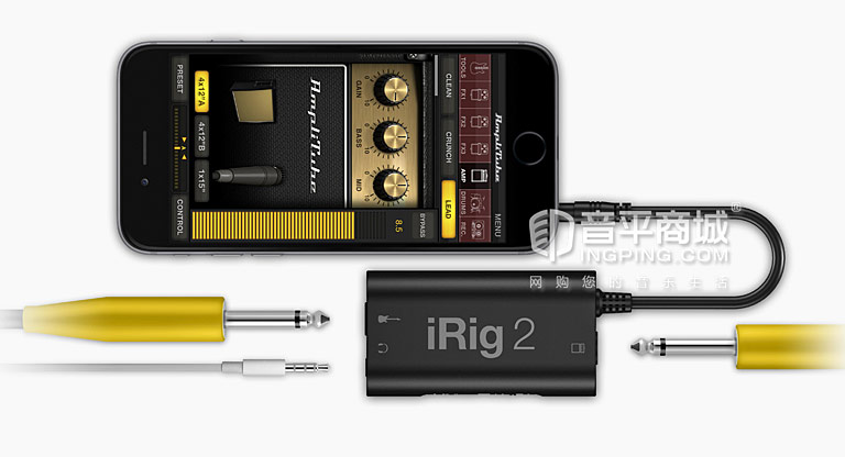 IK,IK-MultimediaiRig 2吉他/贝司音频接口