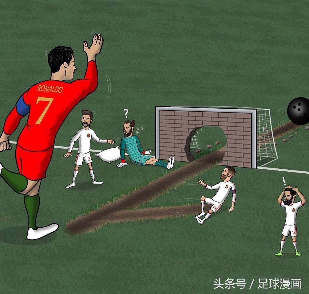 c罗2016年欧洲杯夺冠历程漫画,c罗挥泪告别世界杯漫画