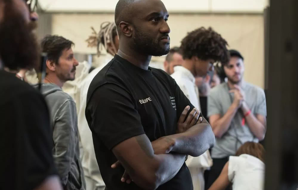 virgil穿黑蝉翼,virgil第一款lv