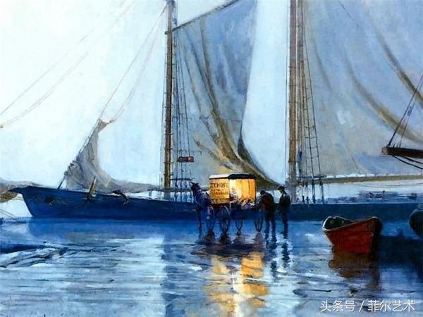 法国画家皮尔斯人物油画作品,保罗兰德水彩作品