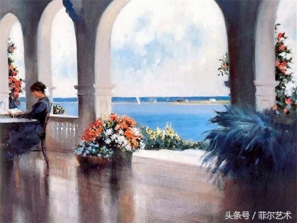 法国画家皮尔斯人物油画作品,保罗兰德水彩作品