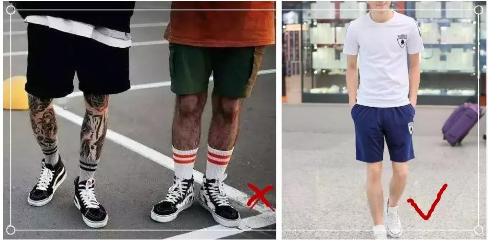 宝石蓝短裤男士修身短裤,男士休闲短裤上衣怎么搭配好看