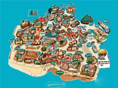 厦门旅游地图手绘简图,厦门集美手绘地图