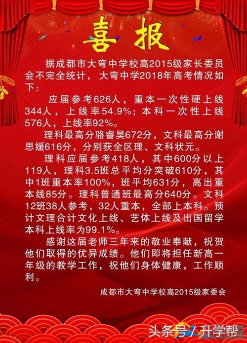 成都中考2019重点高中预估分数线,成都中考语文必读