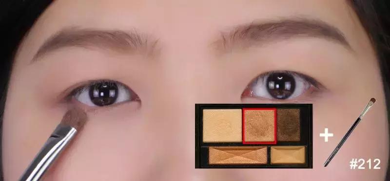 简单四步教你眼影的日常画法,平价又好用的新手眼影画法
