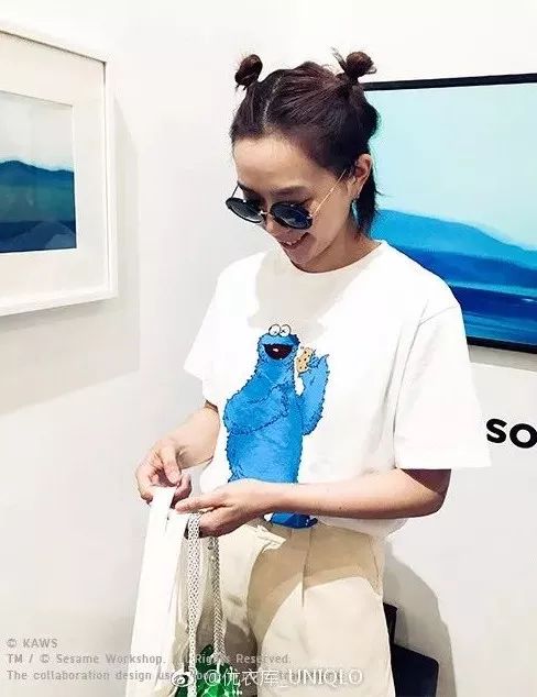 优衣库又出合作款,优衣库刘雯同款衬衫