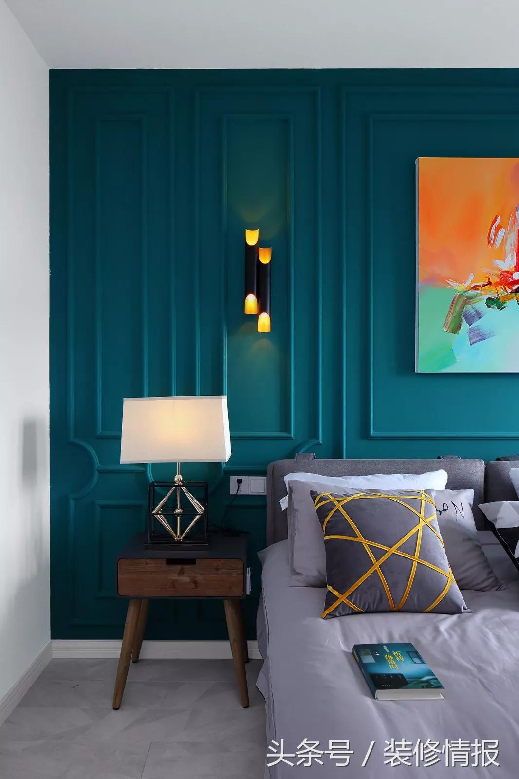 掉灰严重的墙怎么拯救,最实用最大气的卧室背景墙