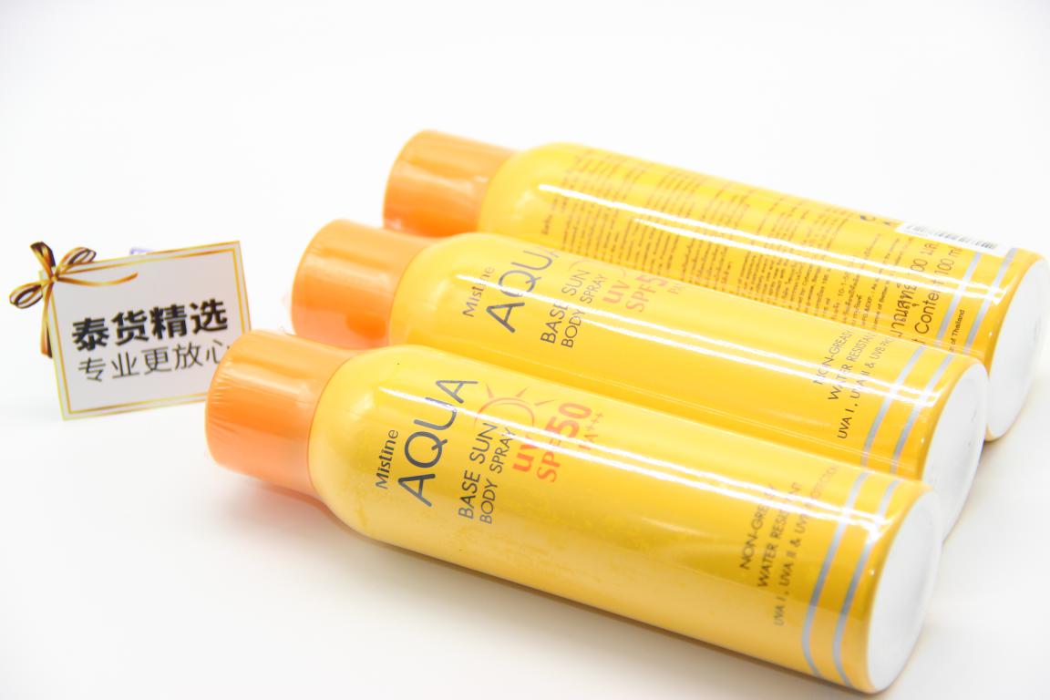 泰国必买丨月销12万的网红MISTINE防晒喷雾