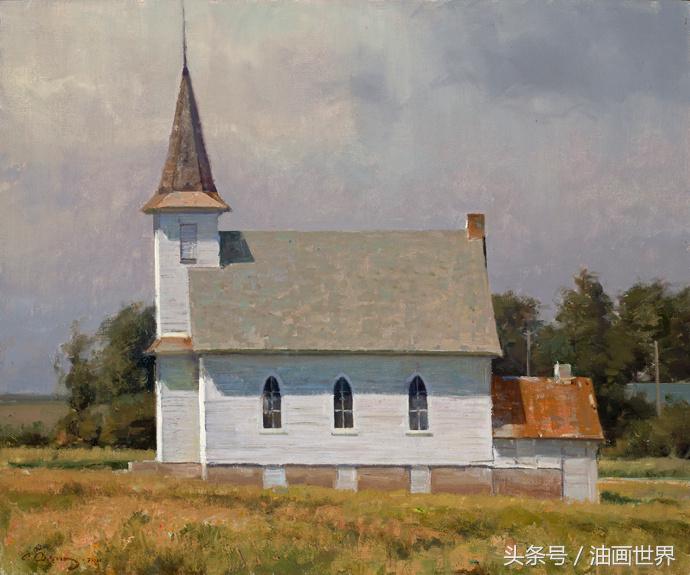 法国画家lucdidier风景油画欣赏,俄罗斯画家阿列克谢的风景油画