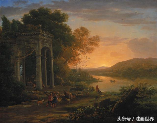 克洛德油画作品欣赏,克劳德洛兰的艺术追求