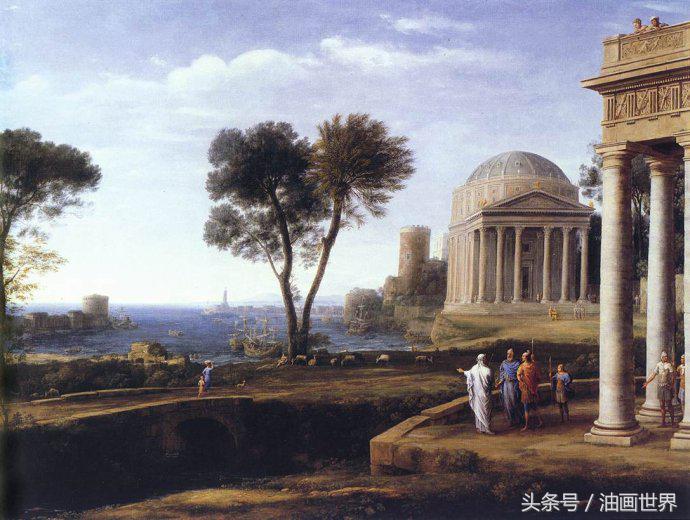 克洛德油画作品欣赏,克劳德洛兰的艺术追求