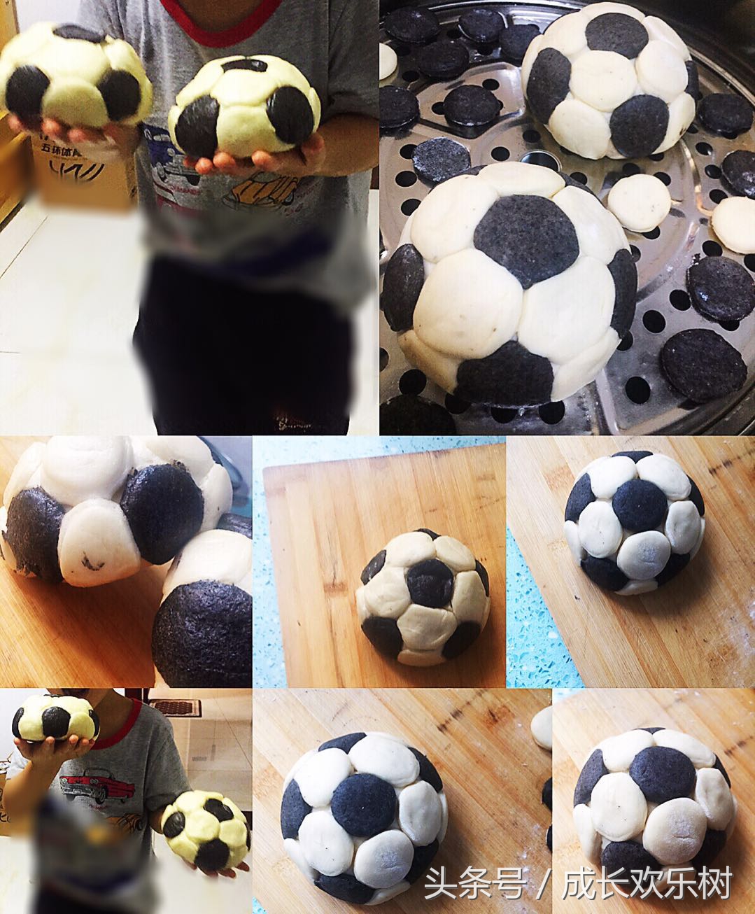 爸爸看世界杯，娃娃吃足球，好吃易学的足球馒头，一看就会