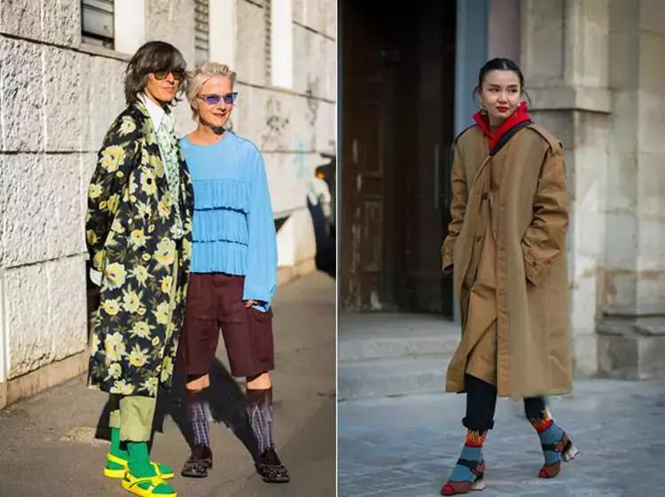 袜子鞋是怎么流行的,潮流风袜子