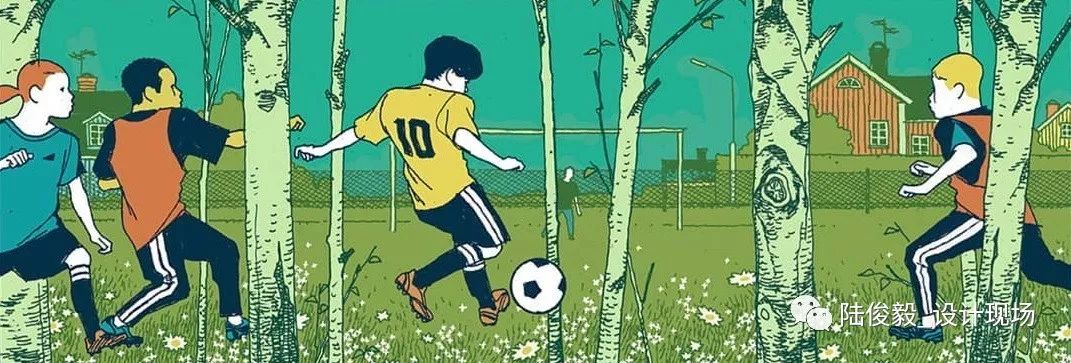 色彩构成世界杯插画图案,世界杯主题涂鸦